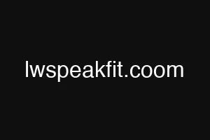 lwspeakfit.coom